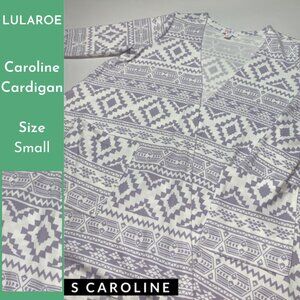 BNWT White & Purple Boho Printed Cardigan